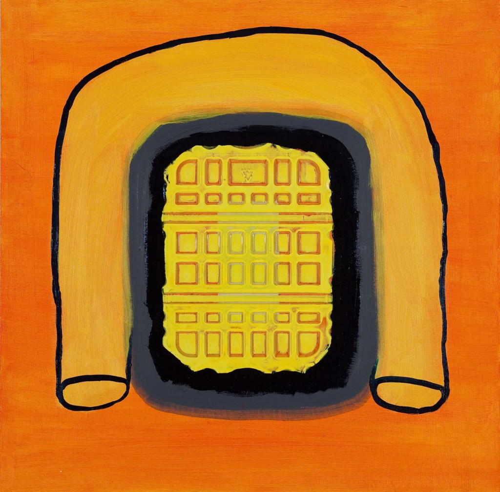 "Suitcase Painting, 02", oil on panel, 2012.
