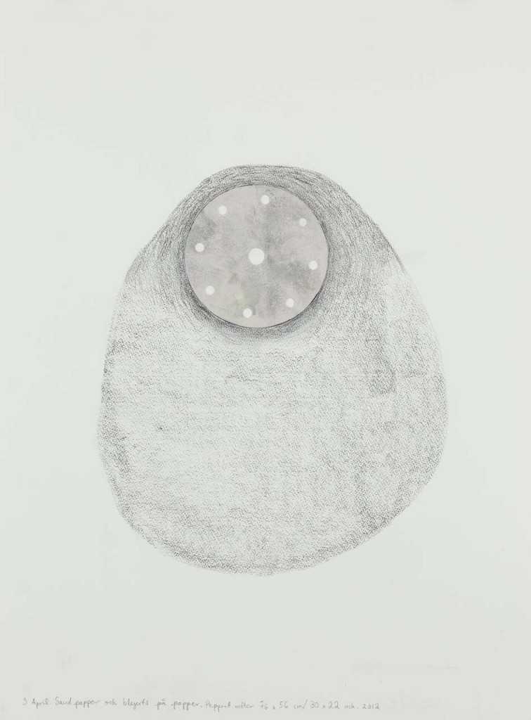 "Sandpaper", collage and pencil on paper, 52x72 cm/22x30 inch, 2012