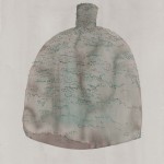 “Förvandlad till sten/ Turned Into Stone”, watercolor on paper, 76x 52 cm/ 30 x 22 inches