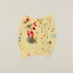 Felt piece, collage on felt.