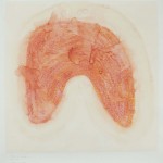 ”På dagen är vi vakna/ We are awake during the day, watercolor pencil on paper, 113 x 106 cm /44.5 x 41.7 inch