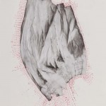 Textens relation till texten/The text relationship to the text, collage on paper, 56 x 76 cm /22 x 30 inches